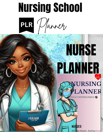 PLR Student Nurse Digital Planner with Resell Rights